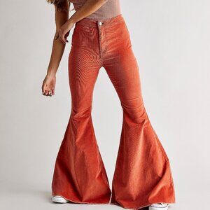 Ray Of Sunshine Cord Flare Jeans